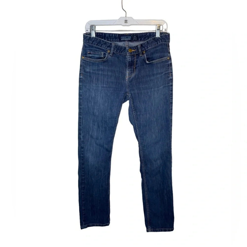 Patagonia Womens Straight Regular Blue Jeans Denim Size 27